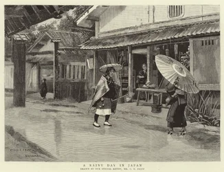 A Rainy Day in Japan